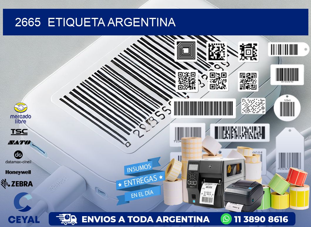 2665  ETIQUETA ARGENTINA