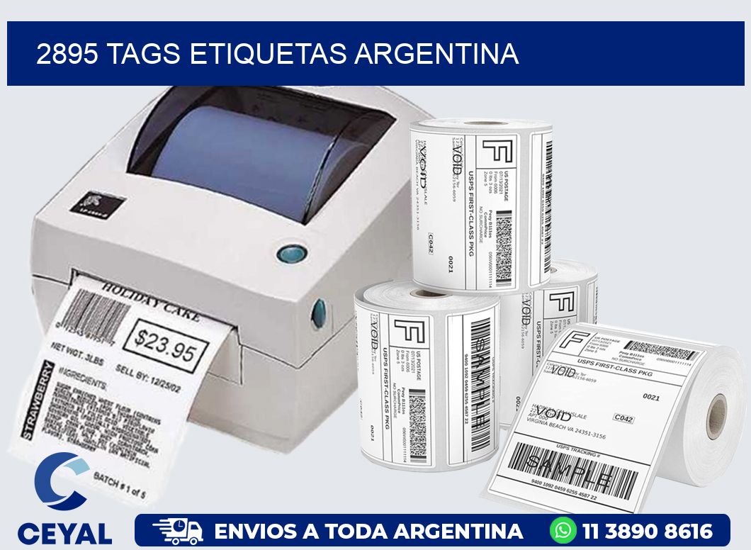 2895 TAGS ETIQUETAS ARGENTINA