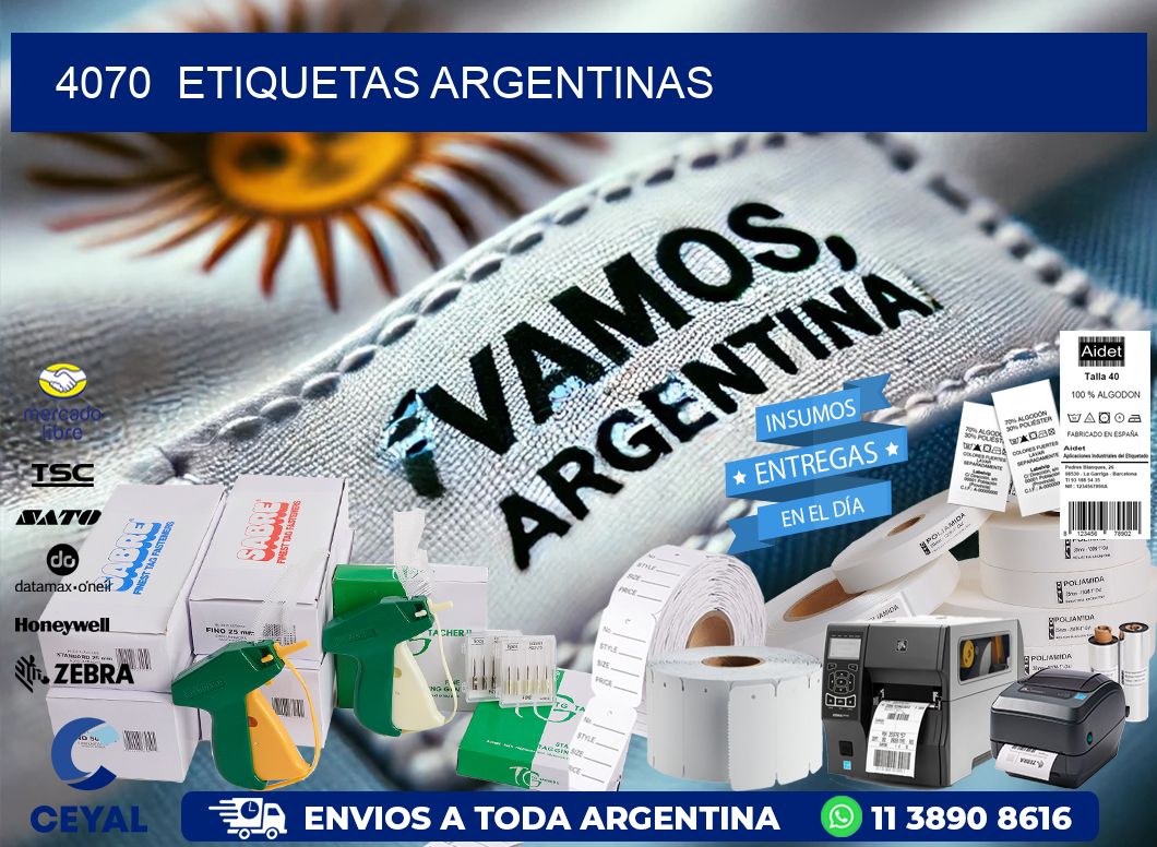 4070  ETIQUETAS ARGENTINAS