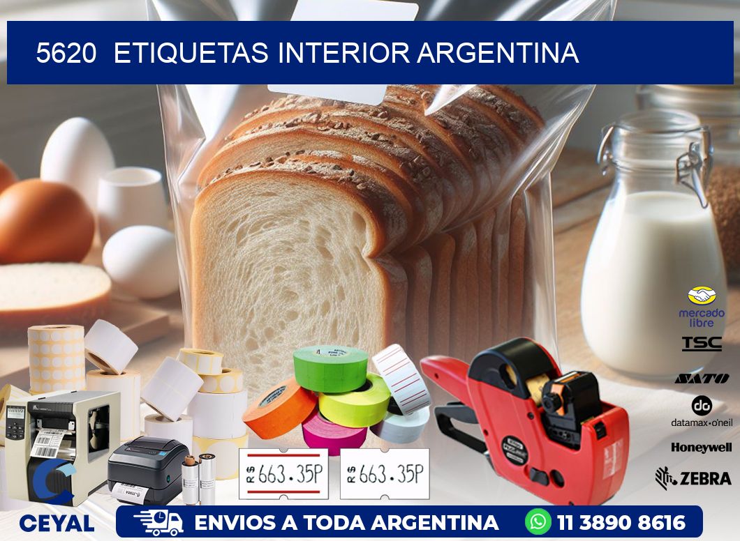 5620 ETIQUETAS INTERIOR ARGENTINA