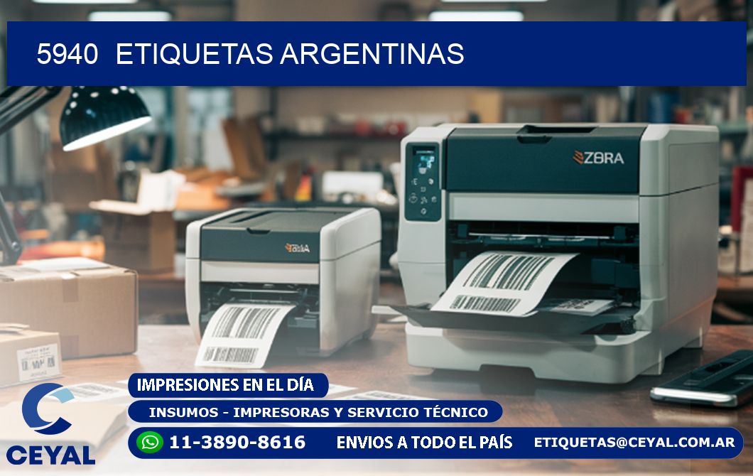 5940  ETIQUETAS ARGENTINAS