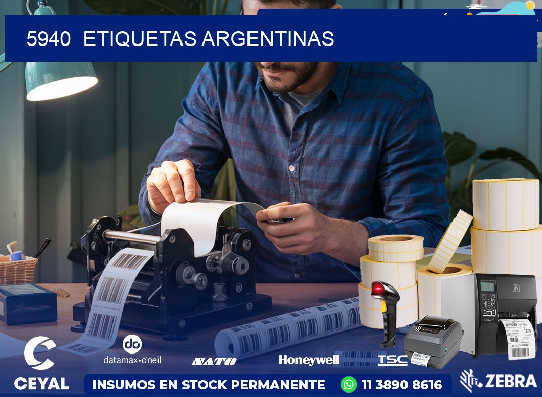 5940  ETIQUETAS ARGENTINAS