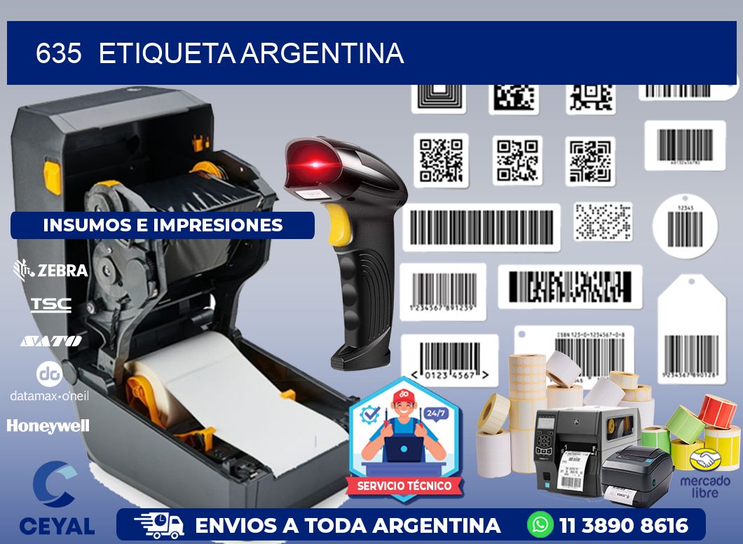 635  ETIQUETA ARGENTINA