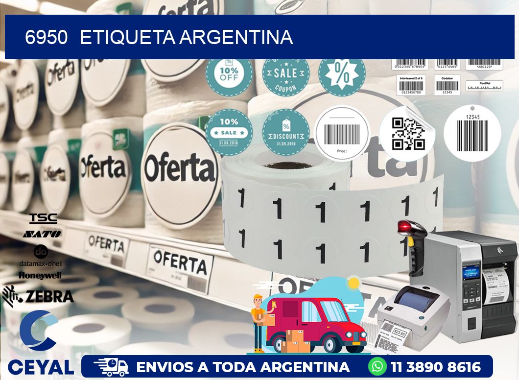 6950  ETIQUETA ARGENTINA