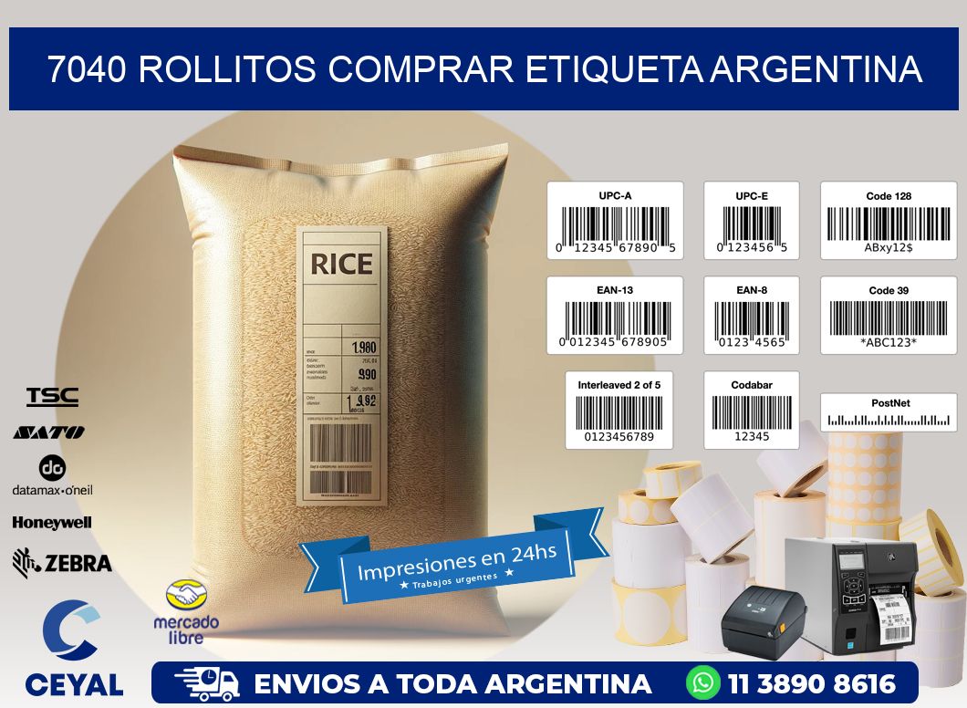 7040 ROLLITOS COMPRAR ETIQUETA ARGENTINA