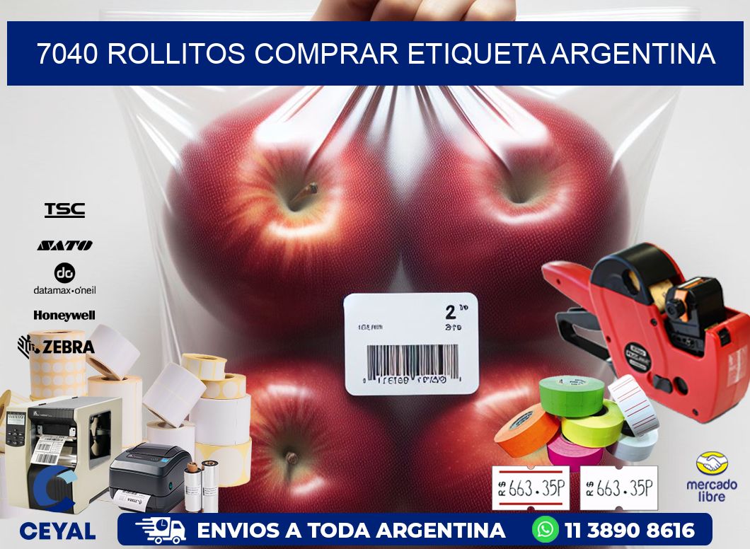 7040 ROLLITOS COMPRAR ETIQUETA ARGENTINA