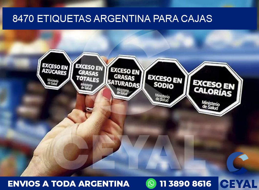 8470 ETIQUETAS ARGENTINA PARA CAJAS