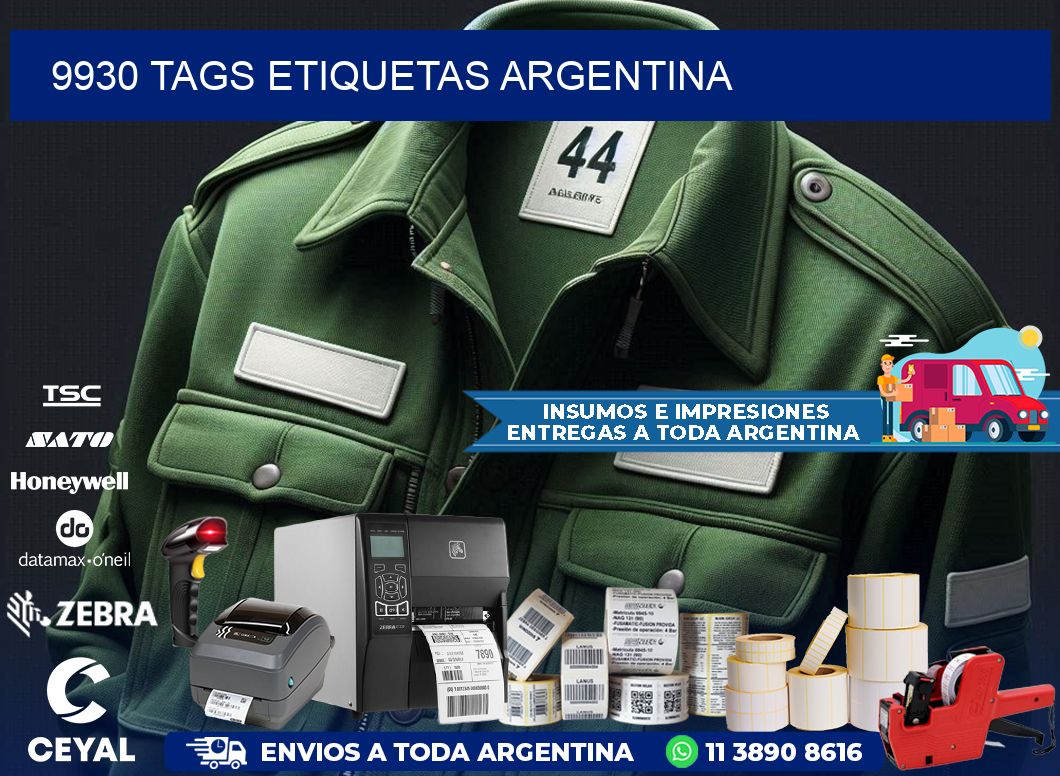 9930 TAGS ETIQUETAS ARGENTINA