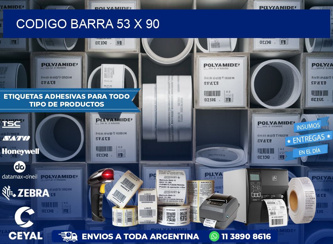 CODIGO BARRA 53 x 90