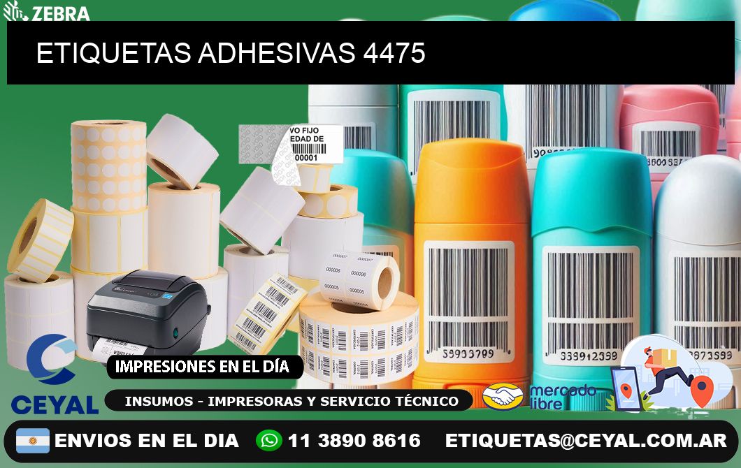 ETIQUETAS ADHESIVAS 4475