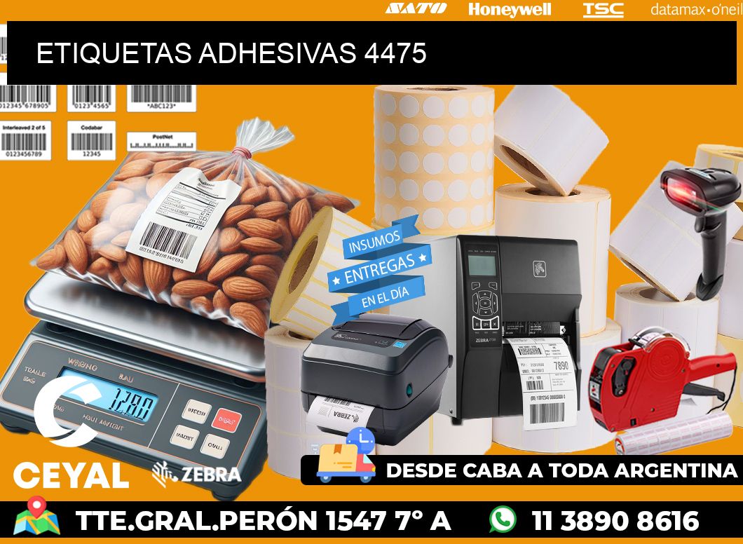 ETIQUETAS ADHESIVAS 4475