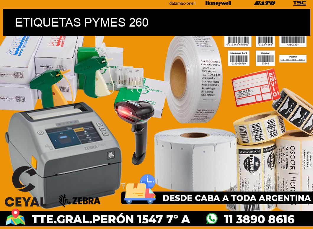 ETIQUETAS PYMES 260
