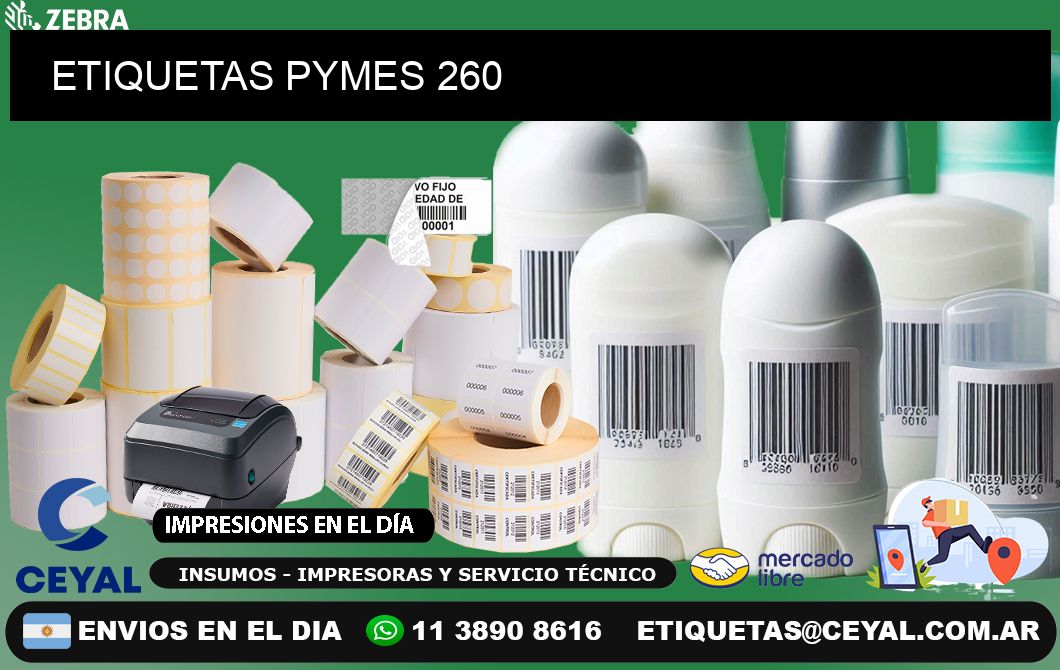 ETIQUETAS PYMES 260