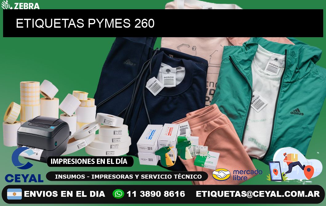 ETIQUETAS PYMES 260