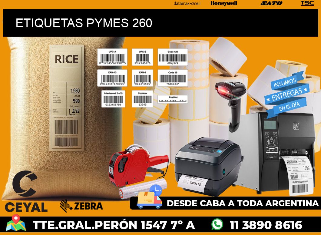 ETIQUETAS PYMES 260