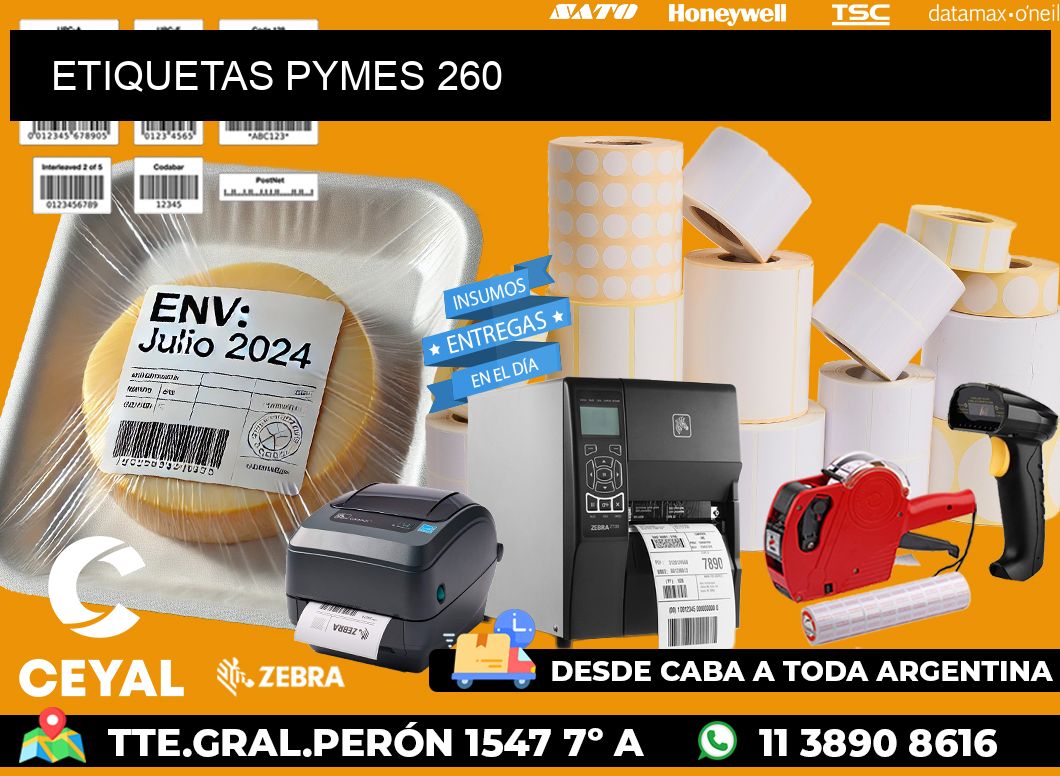 ETIQUETAS PYMES 260