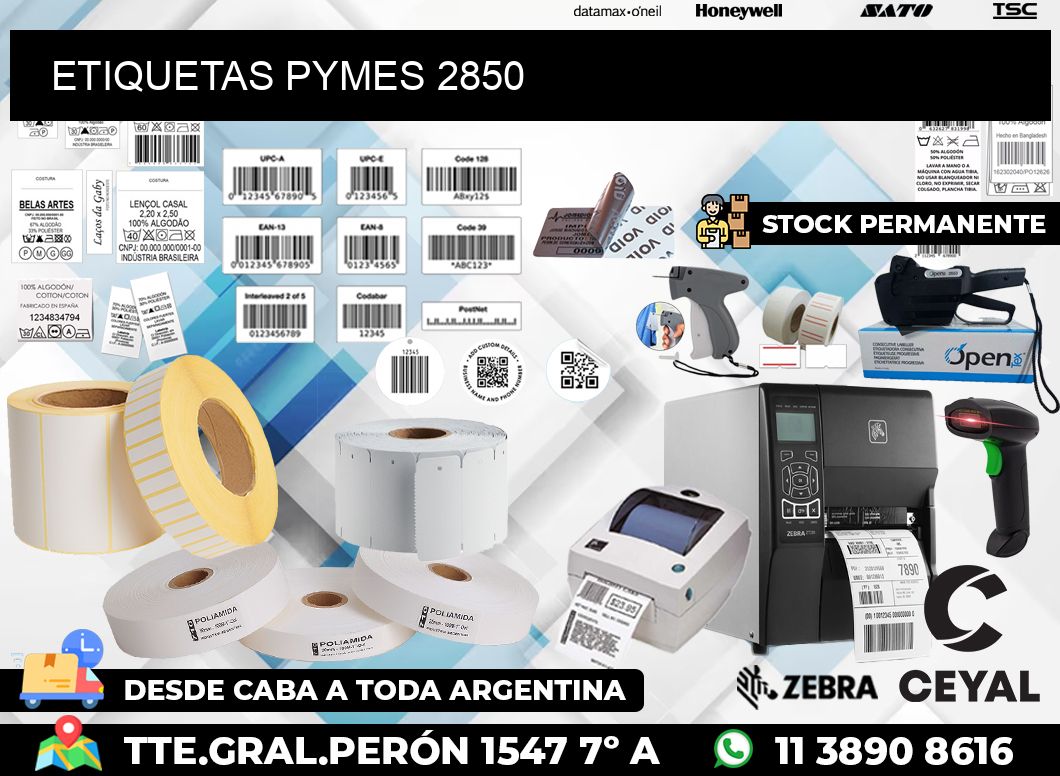 ETIQUETAS PYMES 2850