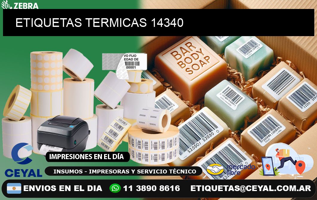 ETIQUETAS TERMICAS 14340