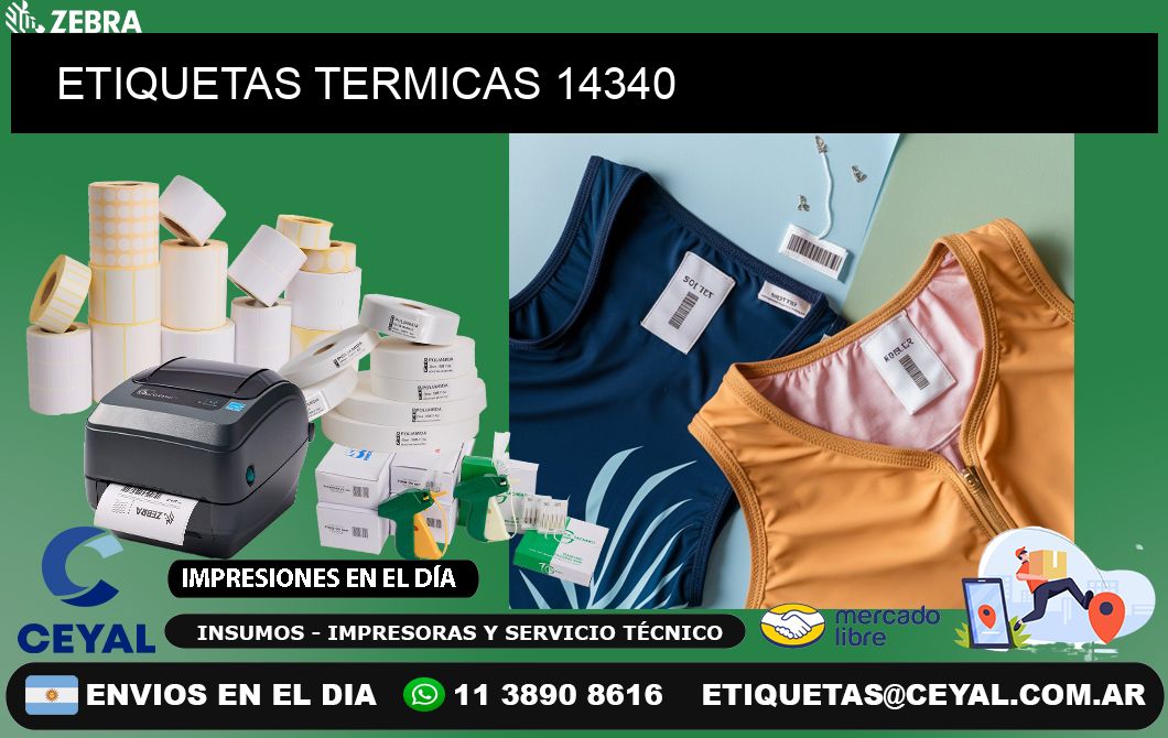 ETIQUETAS TERMICAS 14340
