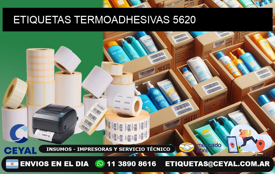 ETIQUETAS TERMOADHESIVAS 5620