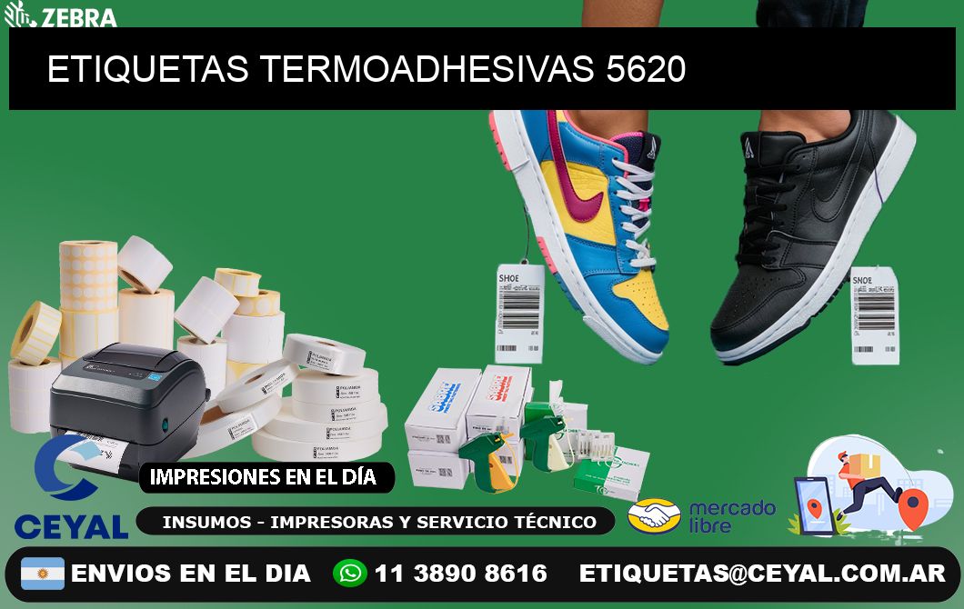ETIQUETAS TERMOADHESIVAS 5620