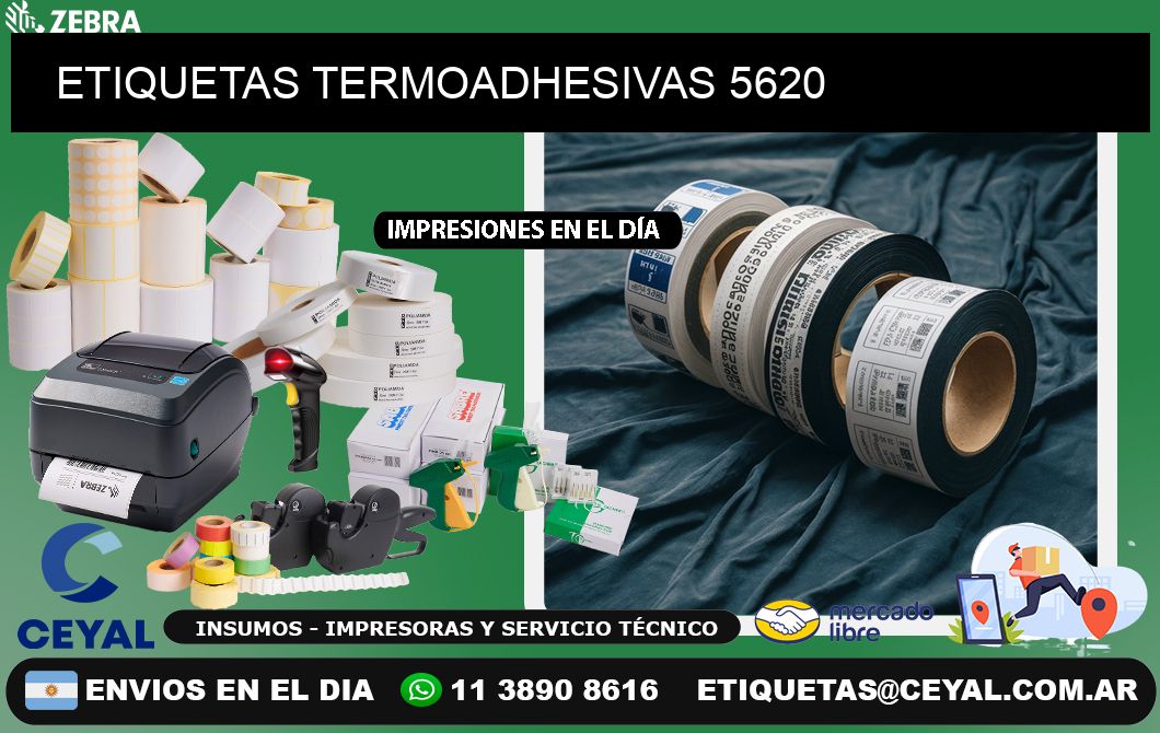 ETIQUETAS TERMOADHESIVAS 5620