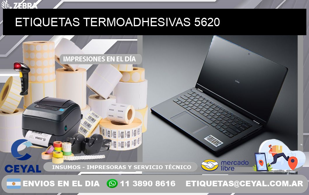ETIQUETAS TERMOADHESIVAS 5620
