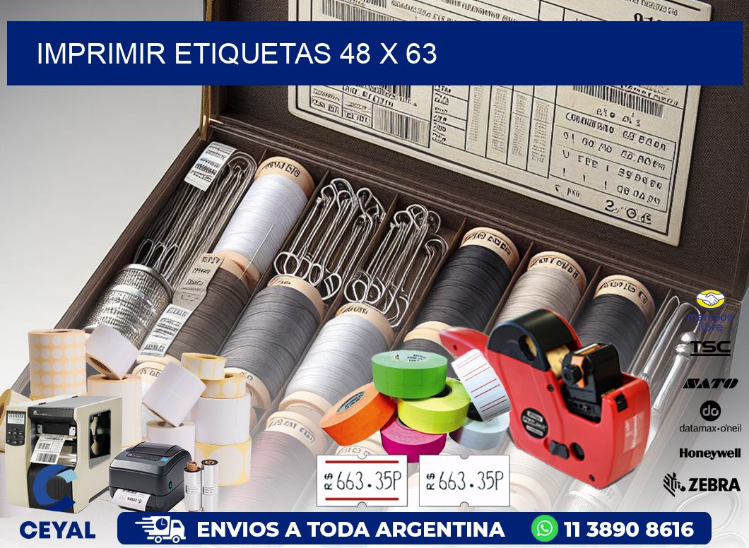 IMPRIMIR ETIQUETAS 48 x 63