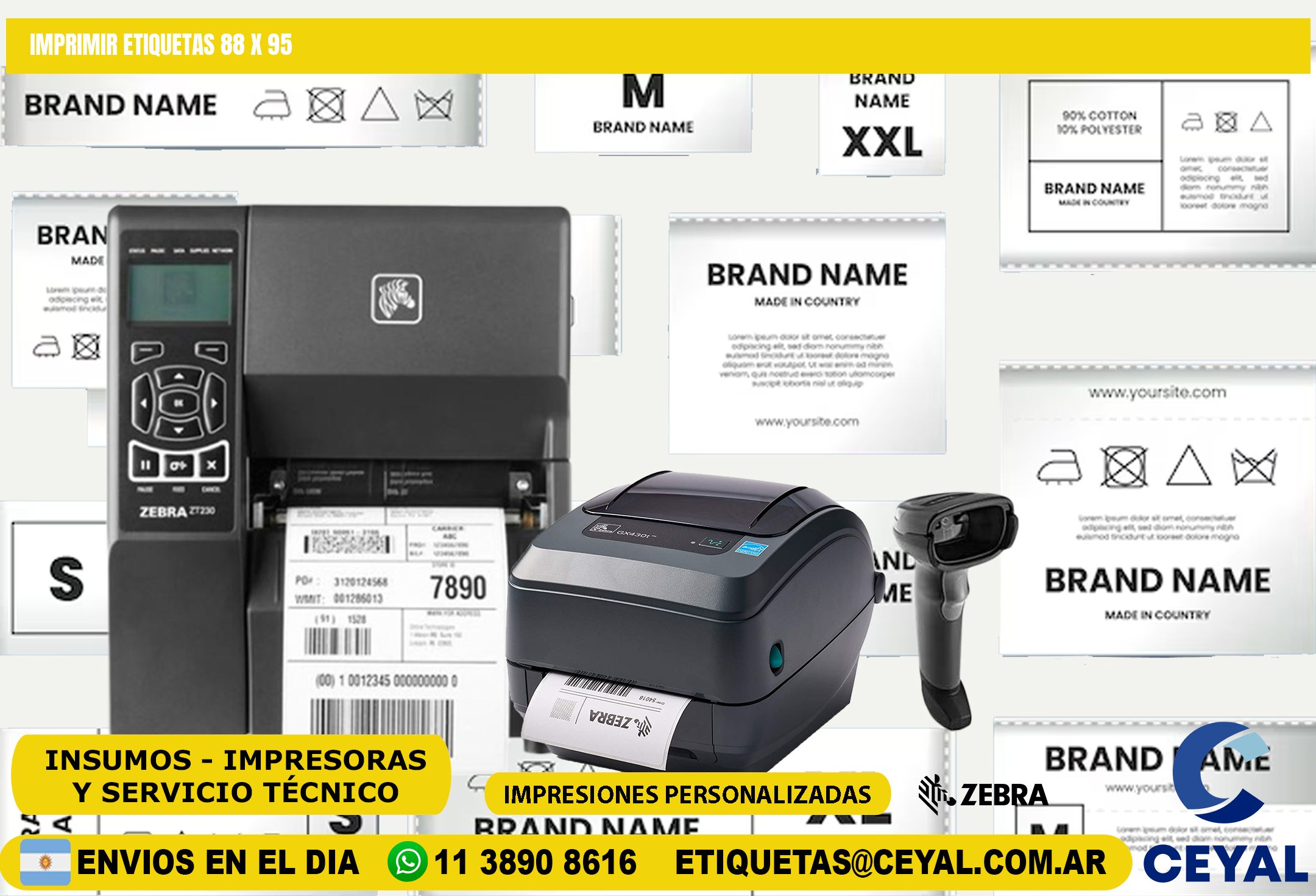IMPRIMIR ETIQUETAS 88 x 95