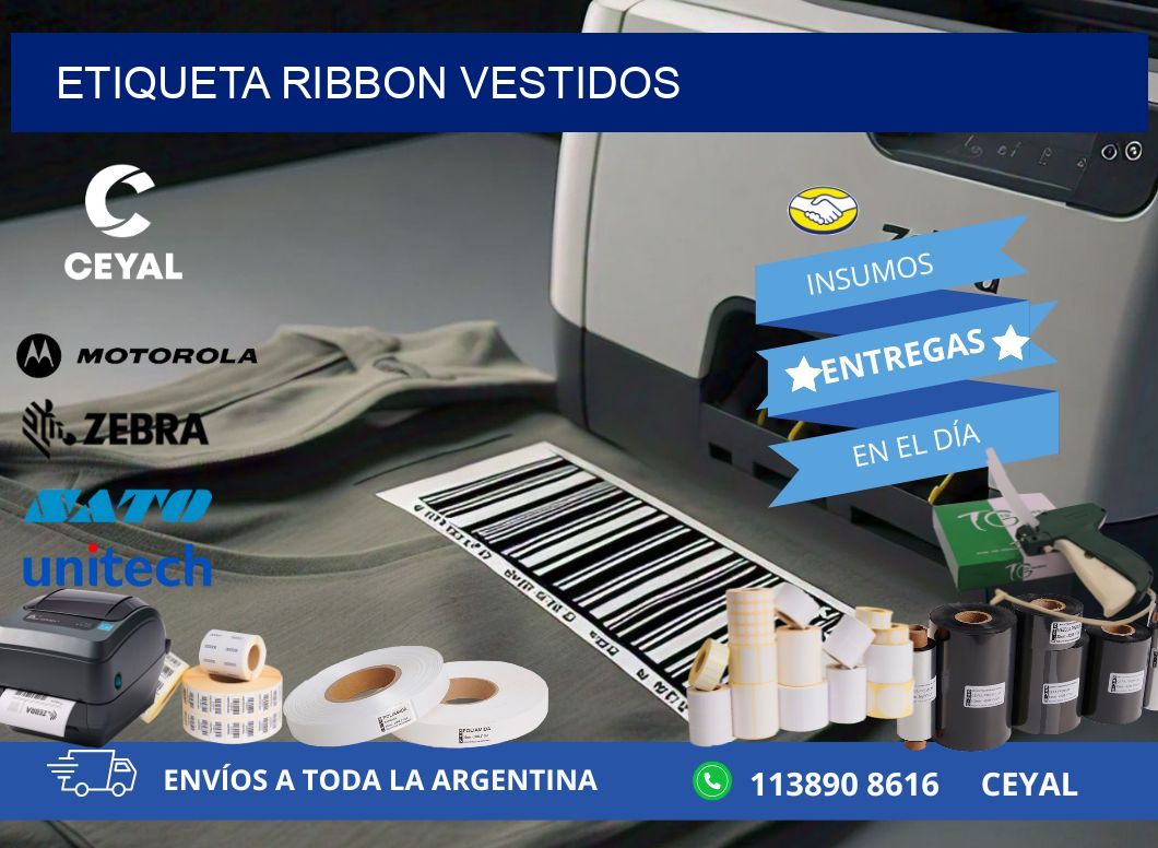 ETIQUETA RIBBON VESTIDOS