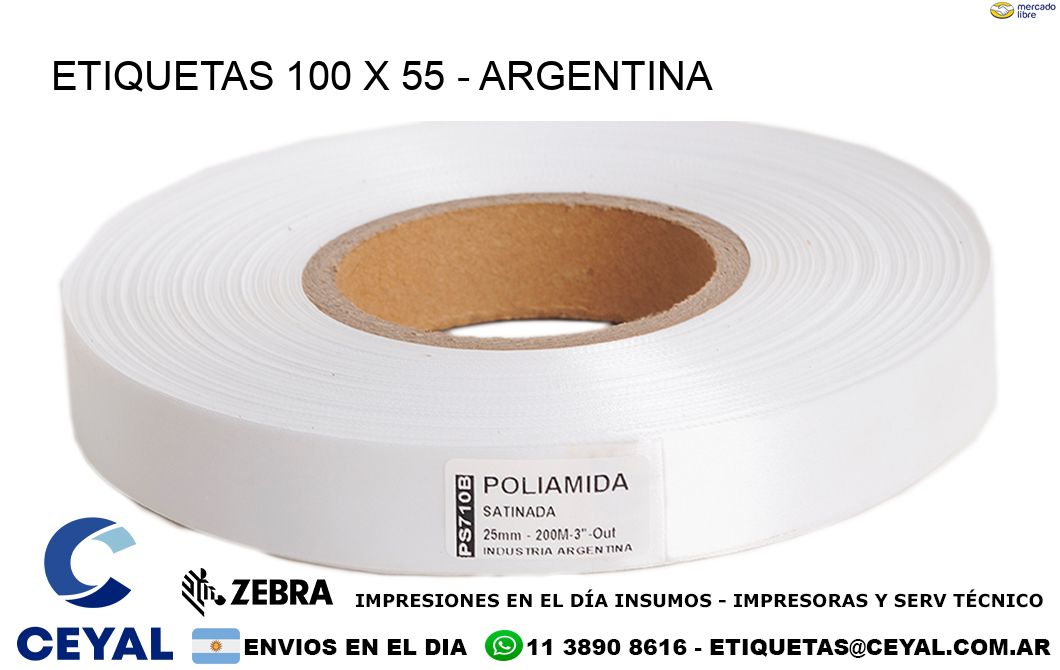 ETIQUETAS 100 x 55 - ARGENTINA