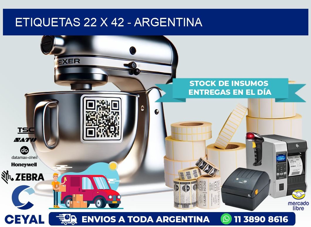 ETIQUETAS 22 x 42 – ARGENTINA