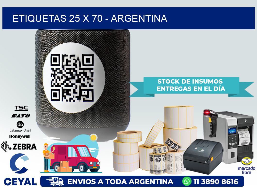 ETIQUETAS 25 x 70 – ARGENTINA