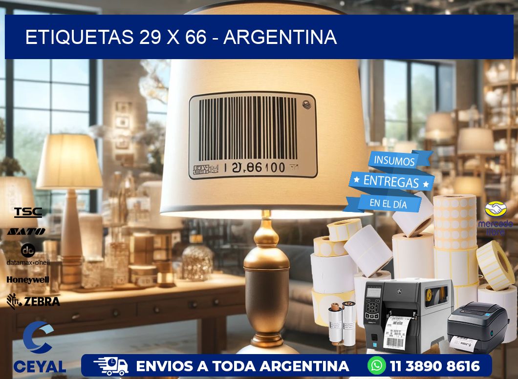 ETIQUETAS 29 x 66 - ARGENTINA