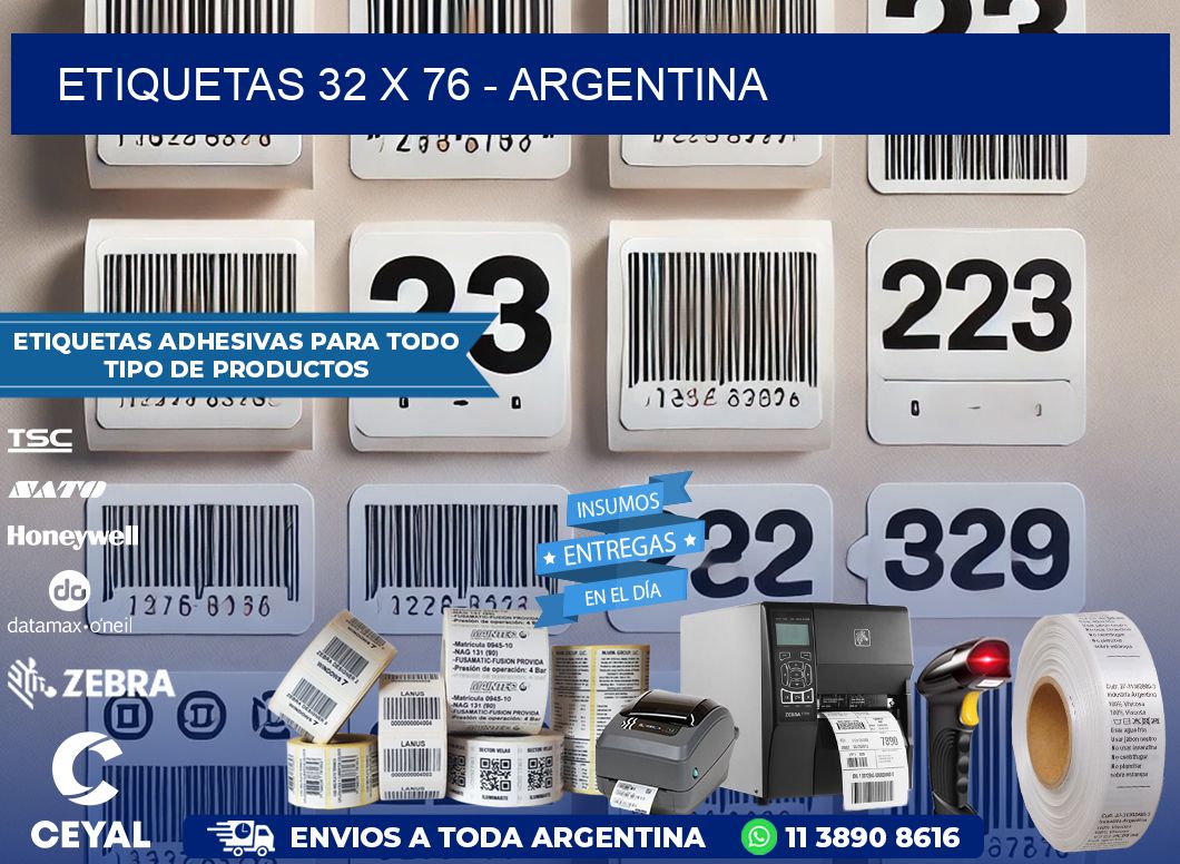 ETIQUETAS 32 x 76 – ARGENTINA