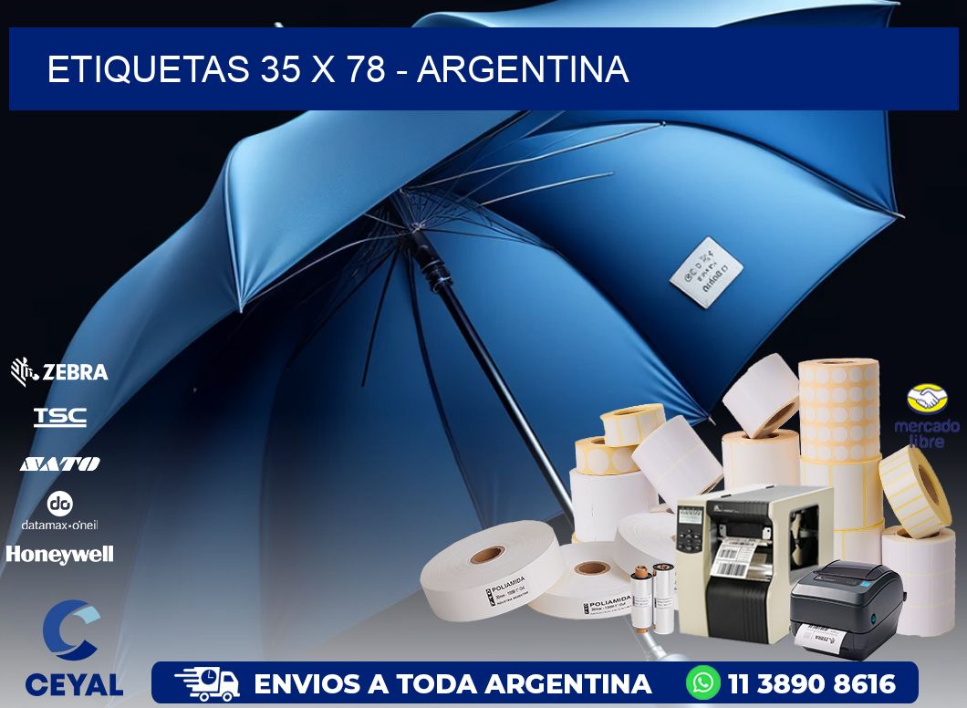 ETIQUETAS 35 x 78 - ARGENTINA