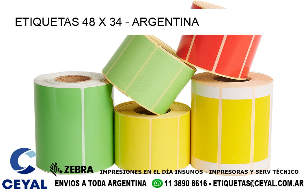 ETIQUETAS 48 x 34 - ARGENTINA