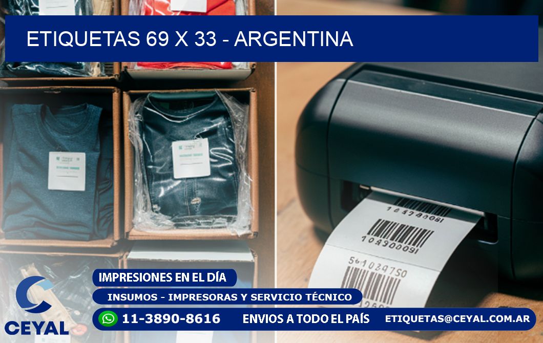 ETIQUETAS 69 x 33 - ARGENTINA