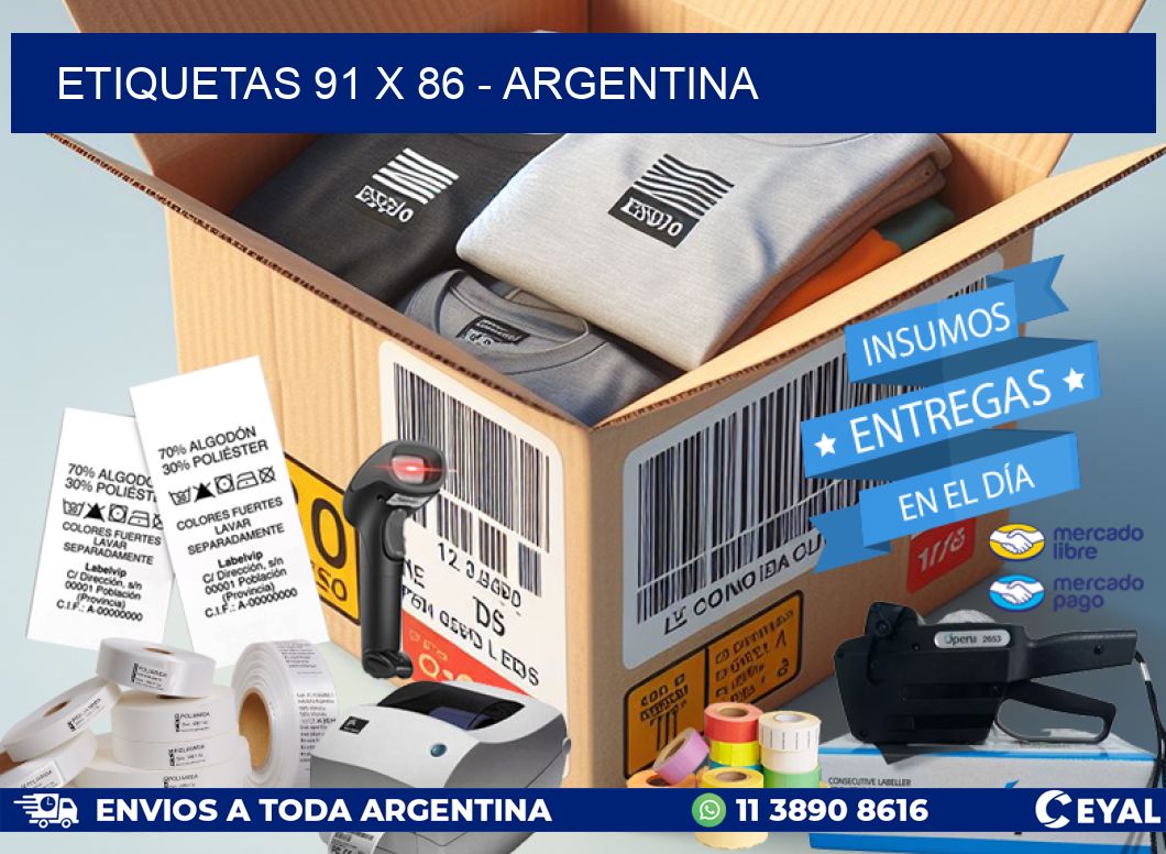 ETIQUETAS 91 x 86 – ARGENTINA