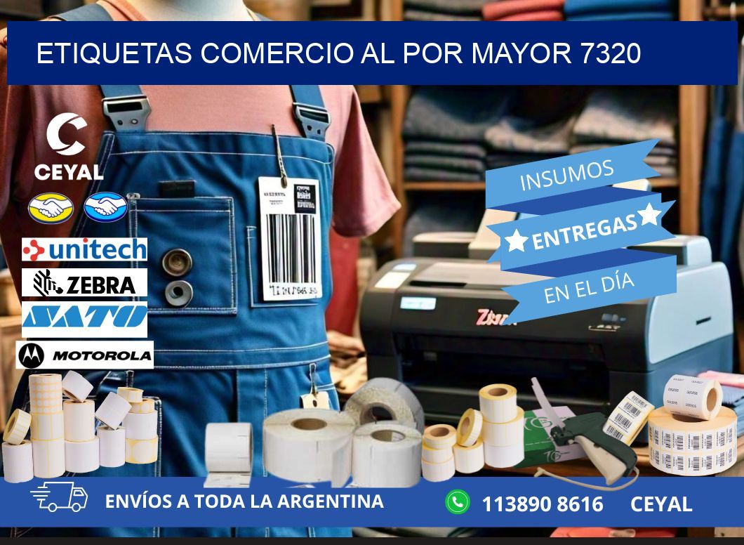 ETIQUETAS COMERCIO AL POR MAYOR 7320