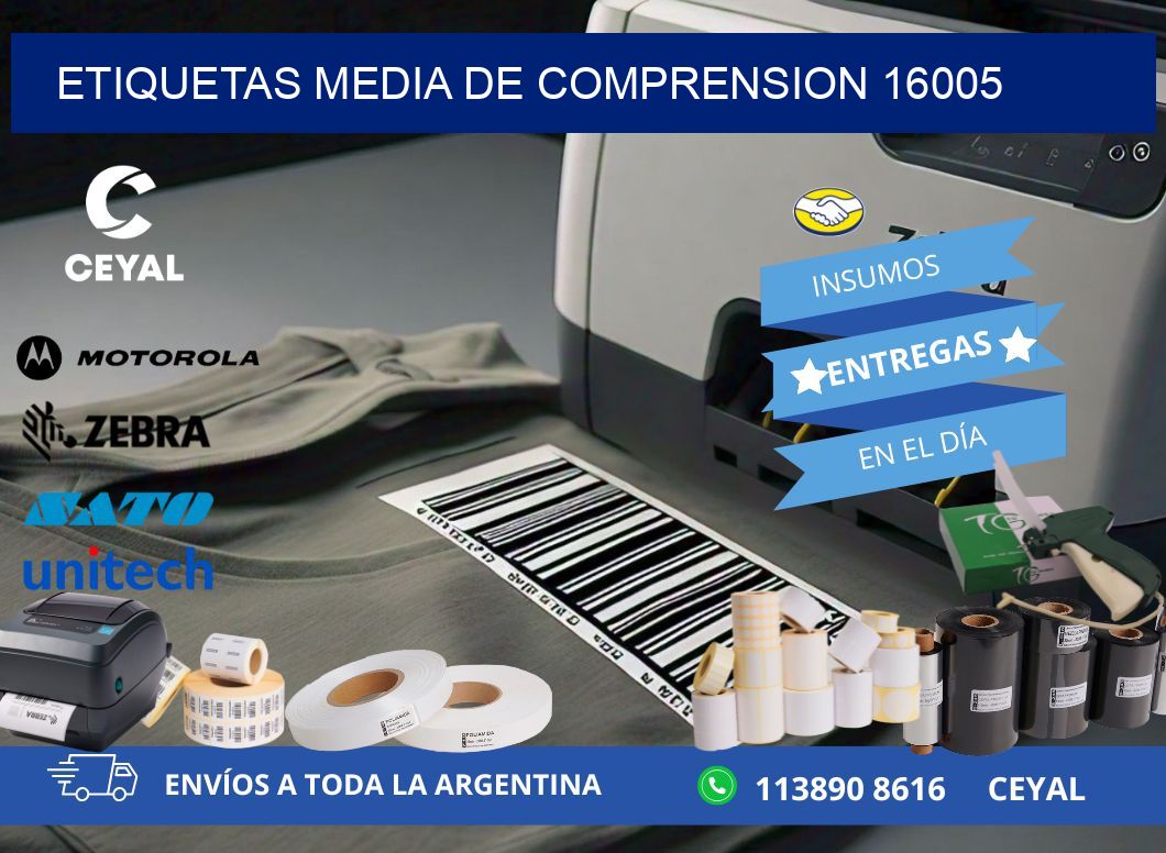 ETIQUETAS MEDIA DE COMPRENSION 16005