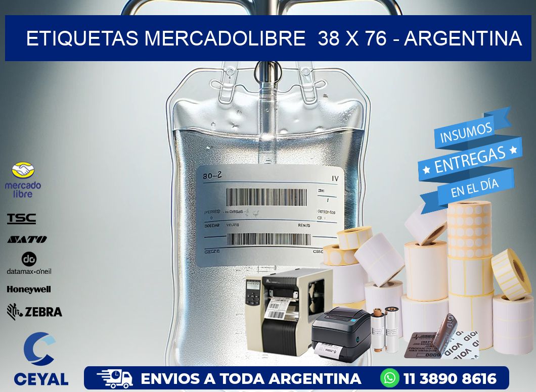 ETIQUETAS MERCADOLIBRE  38 x 76 – ARGENTINA