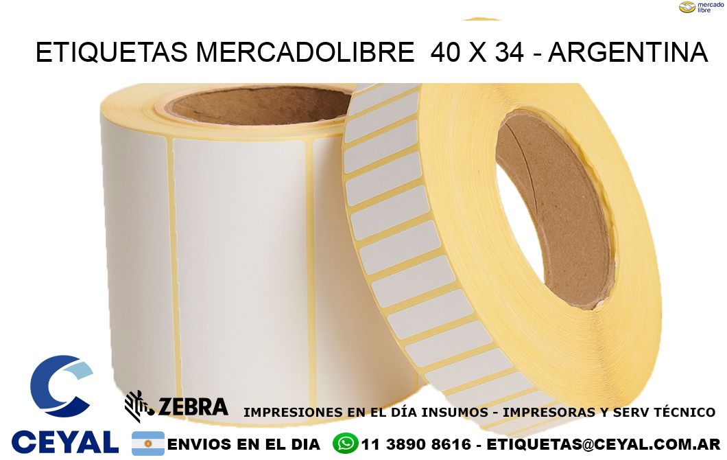 ETIQUETAS MERCADOLIBRE  40 x 34 – ARGENTINA