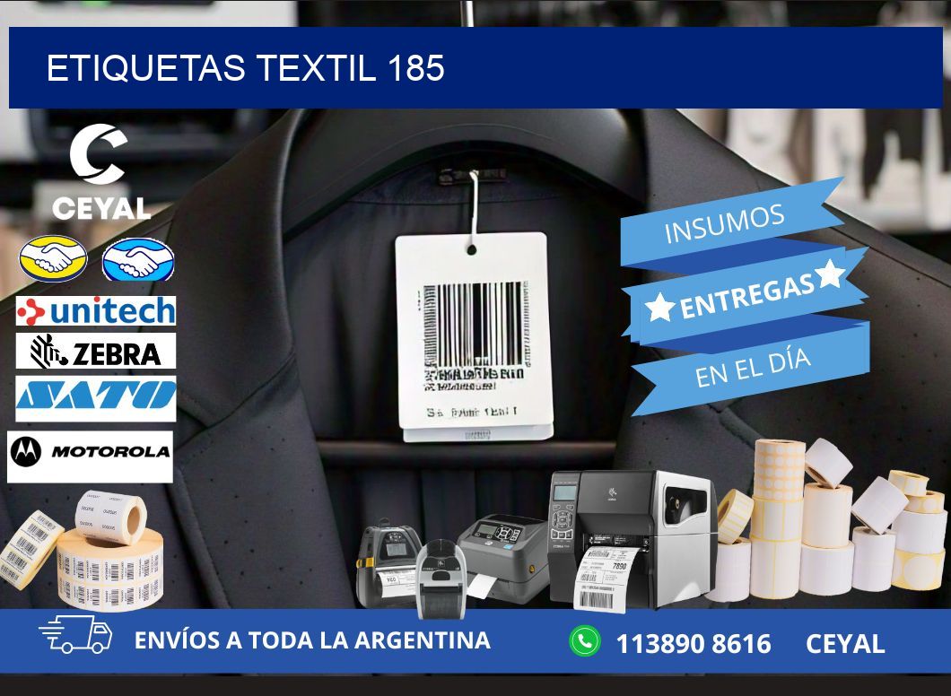 ETIQUETAS TEXTIL 185