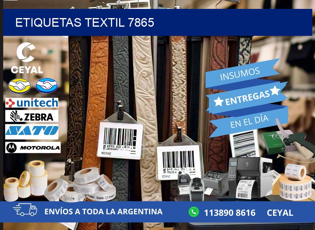 ETIQUETAS TEXTIL 7865