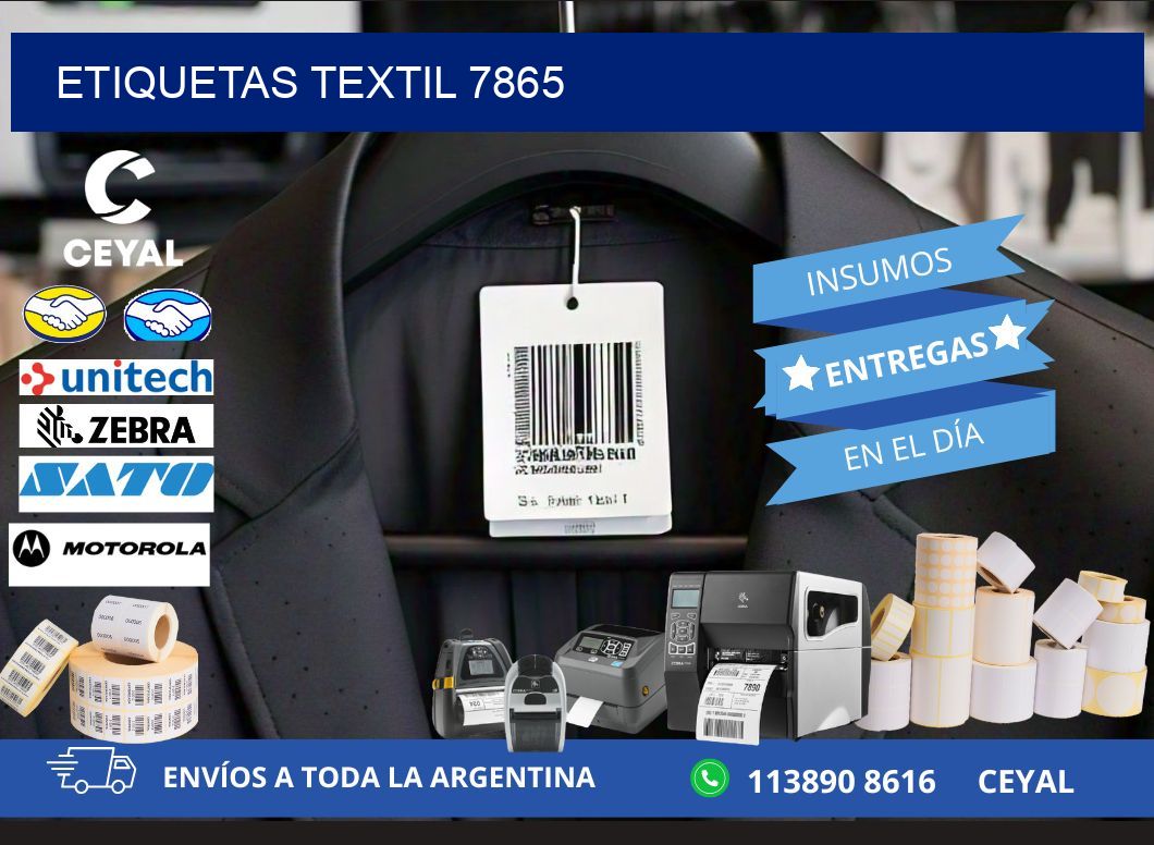 ETIQUETAS TEXTIL 7865