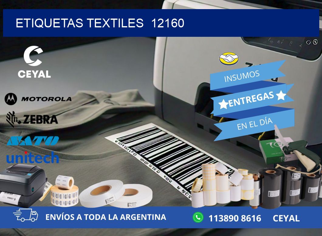 ETIQUETAS TEXTILES  12160