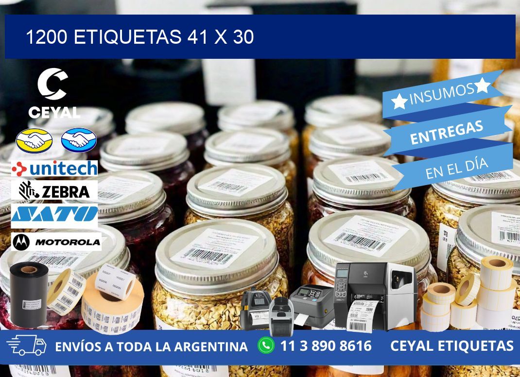 1200 ETIQUETAS 41 x 30