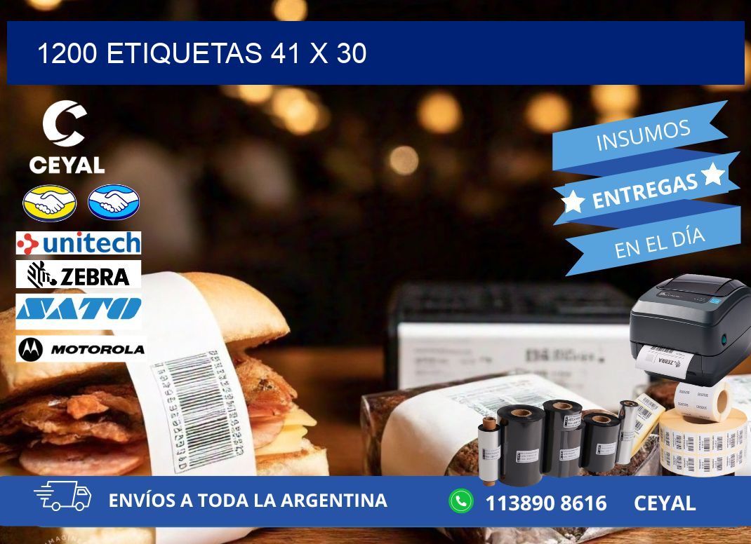 1200 ETIQUETAS 41 x 30