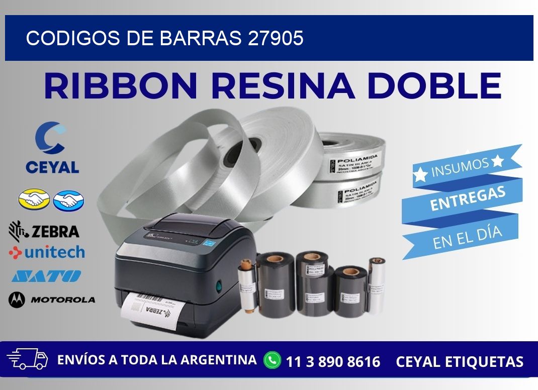 CODIGOS DE BARRAS 27905